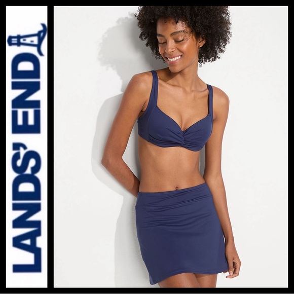 NWT Lands’ End Chlorine Resistant Swim Skirt - Picture 3 of 9